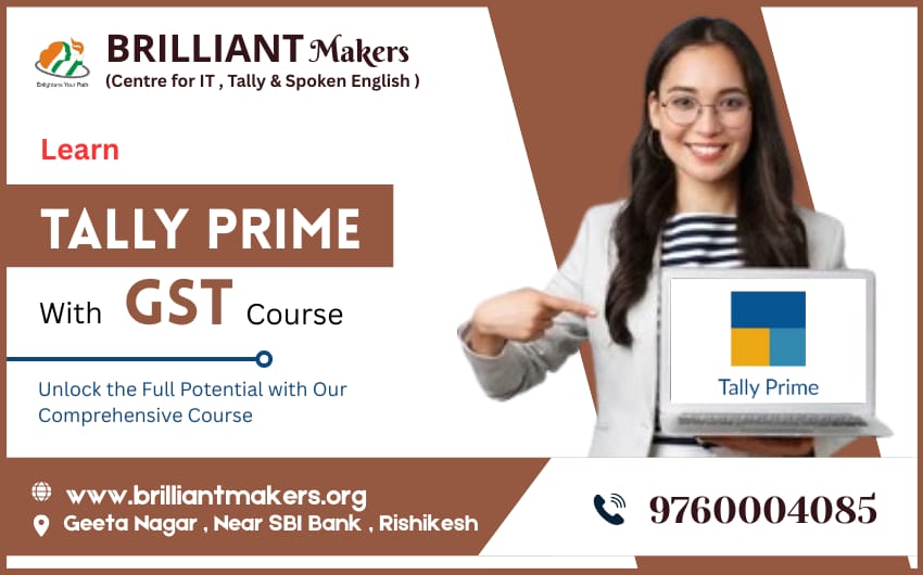 Tally prime with  GST Course in Rishikesh
